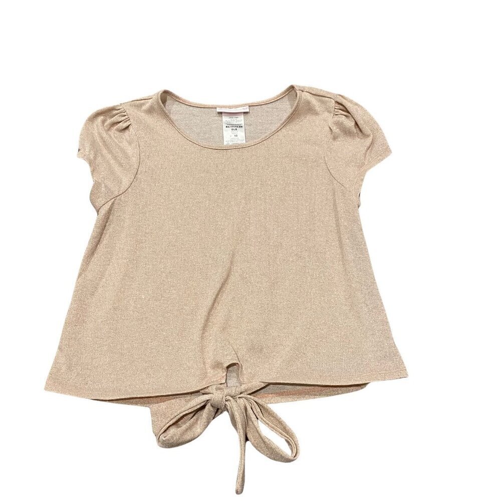 Bonnie Jean Girl's Sparkly Pink Top - Size 16 - New!